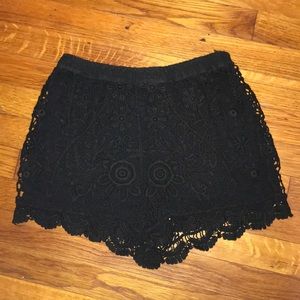 Brandy Melville Crochet Shorts